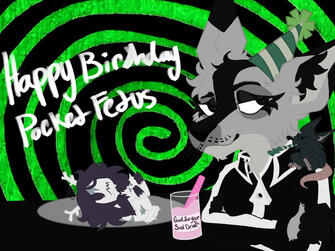 Fitz&#39;s birthday art bc she a big homo